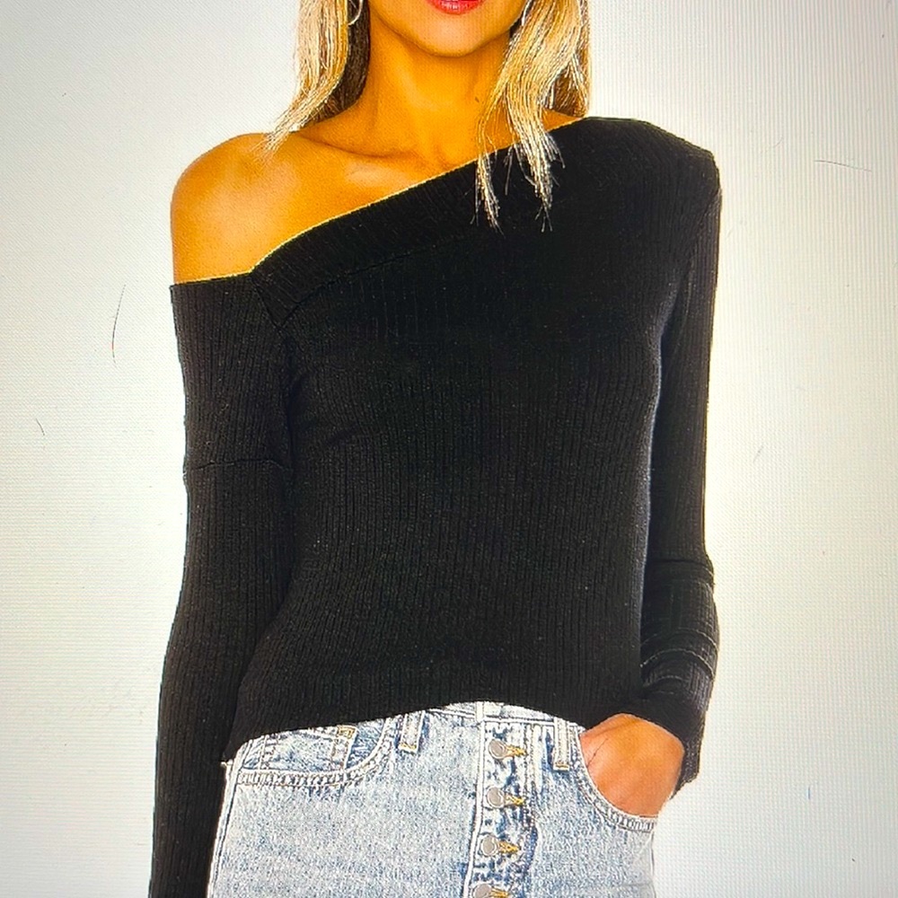 NWT Michael Lauren Maples Drop Shoulder Sweater.